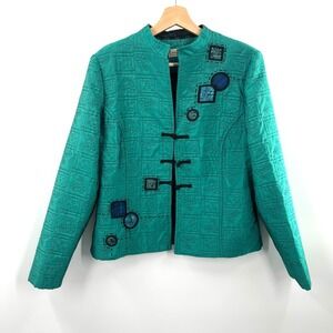 vintage Canvasbacks Art-to-Wear jacket eclectic boho 80s 90s artsy maximalist 8